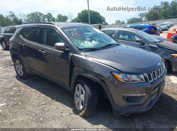 3C4NJDBB3JT456992 2018 JEEP COMPASS Серый Вид спереди
