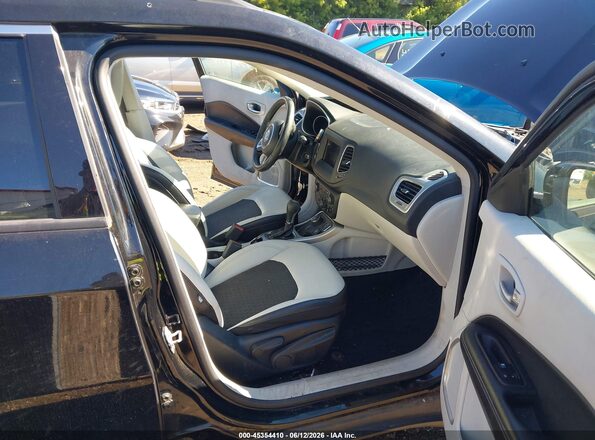 3C4NJDBB3KT629699 2019 JEEP COMPASS Black წინა სალონის ხედი