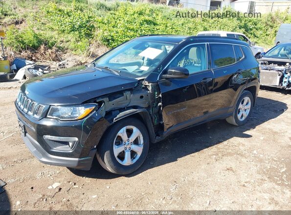 3C4NJDBB3KT629699 2019 JEEP COMPASS Black წინა მარცხენა ხედი სამი მეოთხედიდან