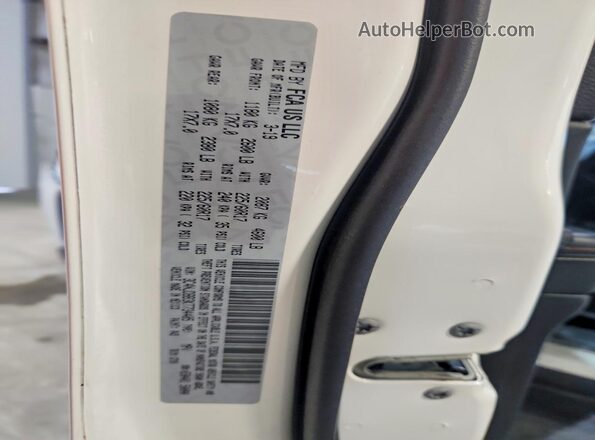 3C4NJDBB3KT734405 2019 JEEP COMPASS White Widok naklejki z numerem VIN