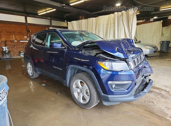 3C4NJDBB3LT133299 2020 JEEP COMPASS Blue Передня права чверть
