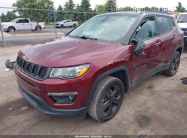 3C4NJDBB3MT533235 2021 JEEP COMPASS Red Առջևի ձախ երեք քառորդ տեսարան