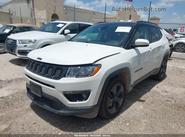 3C4NJDBB3MT586677 2021 JEEP COMPASS White Առջևի ձախ երեք քառորդ տեսարան
