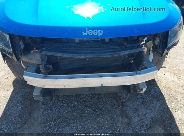 3C4NJDBB4JT144275 2018 JEEP COMPASS Blue Դիմացի տեսք