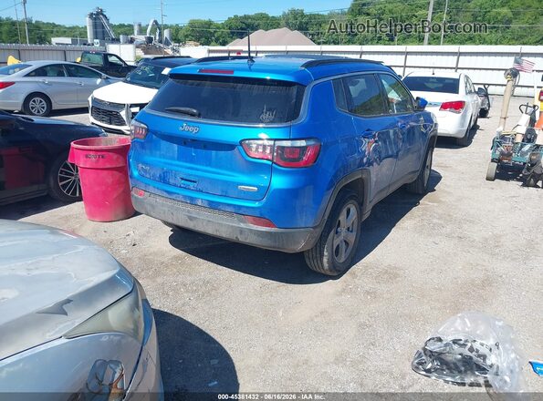 3C4NJDBB4JT144275 2018 JEEP COMPASS Blue Հետևի աջ