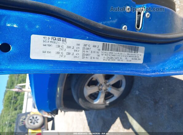 3C4NJDBB4JT144275 2018 JEEP COMPASS Blue Շարժիչի բաժամունքի տեսք