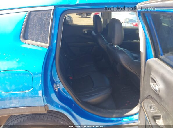 3C4NJDBB4JT144275 2018 JEEP COMPASS Blue VIN կոդի պիտակի տեսք