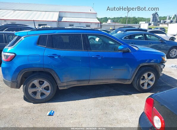 3C4NJDBB4JT144275 2018 JEEP COMPASS Blue Սալոնի հետևի տեսք