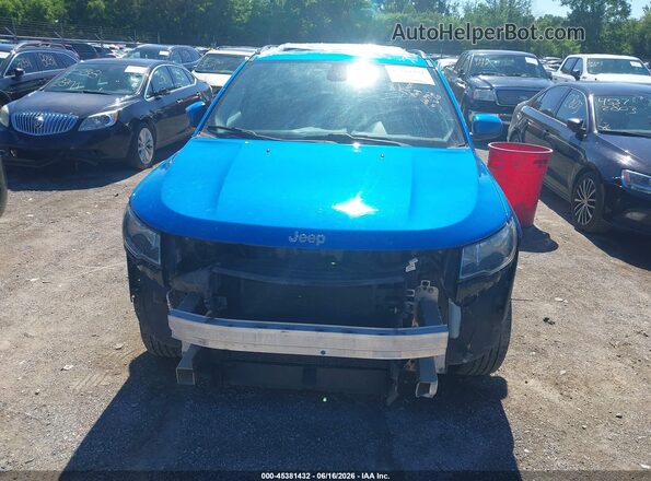 3C4NJDBB4JT144275 2018 JEEP COMPASS Blue Սարքավորումների վահանակի տեսք