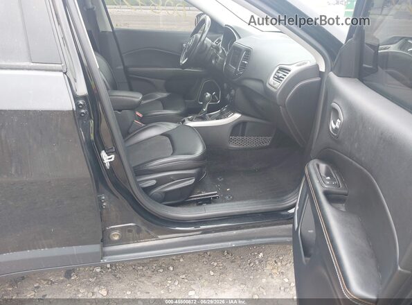 3C4NJDBB4JT362409 2018 JEEP COMPASS Black Vista interior delantera