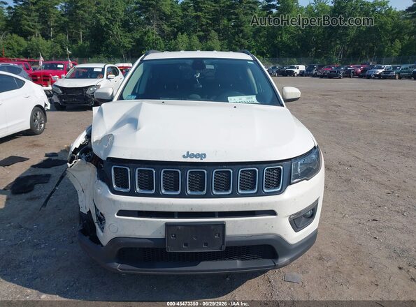 3C4NJDBB4KT670052 2019 JEEP COMPASS White Instrument cluster view
