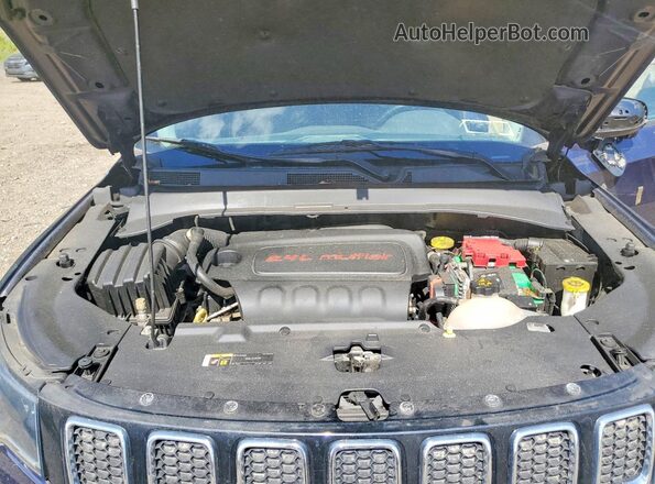 3C4NJDBB4KT786934 2019 JEEP COMPASS Blue ძრავის განყოფილების ხედი