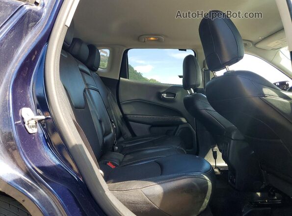 3C4NJDBB4KT786934 2019 JEEP COMPASS Blue უკანა სალონის ხედი