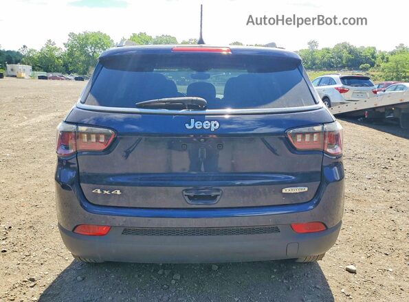 3C4NJDBB4KT786934 2019 JEEP COMPASS Blue უკანა ხედი