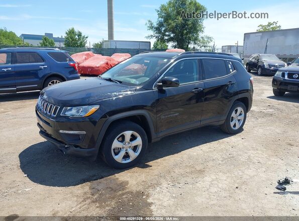 3C4NJDBB4KT840426 2019 JEEP COMPASS Black Առջևի ձախ երեք քառորդ տեսարան