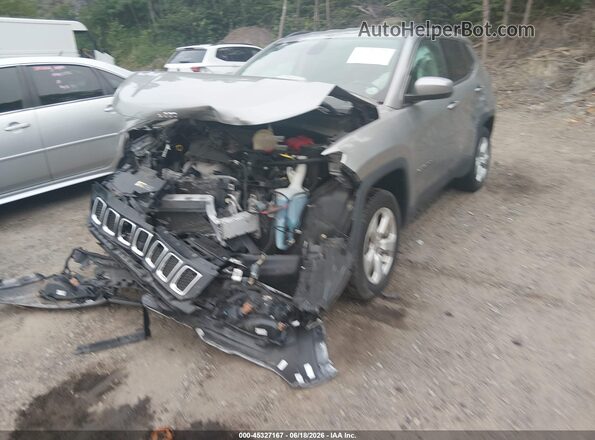 3C4NJDBB4KT850681 2019 JEEP COMPASS Silver Առջևի ձախ երեք քառորդ տեսարան