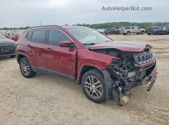 3C4NJDBB4LT258537 2020 JEEP COMPASS Темно-бордовый Передняя правая четверть