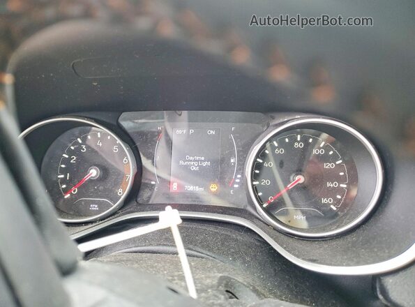 3C4NJDBB4LT258537 2020 JEEP COMPASS Темно-бордовый Вид щитка приборов