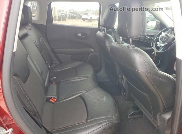 3C4NJDBB4LT258537 2020 JEEP COMPASS Темно-бордовый Вид задних сидений