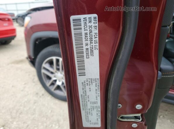 3C4NJDBB4LT258537 2020 JEEP COMPASS Темно-бордовый Вид подкапотного пространства