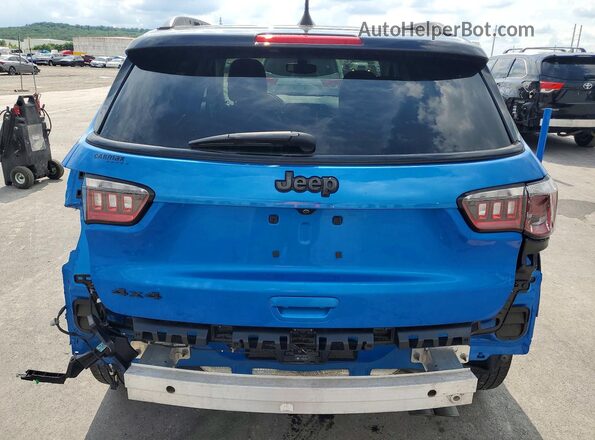 3C4NJDBB4MT537410 2021 JEEP COMPASS Blue Widok z tyłu
