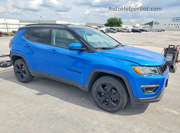 3C4NJDBB4MT537410 2021 JEEP COMPASS Blue Przód prawy
