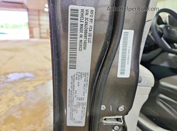 3C4NJDBB4NT140264 2022 JEEP COMPASS Gray Widok naklejki z numerem VIN