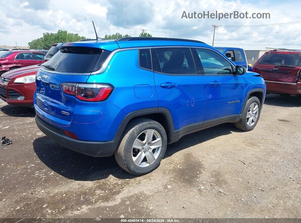 3C4NJDBB4NT180859 2022 JEEP COMPASS Blue უკანა მარჯვენა
