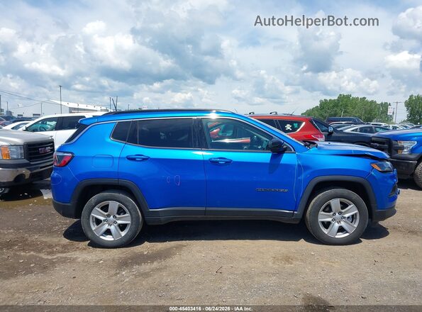 3C4NJDBB4NT180859 2022 JEEP COMPASS Blue უკანა სალონის ხედი