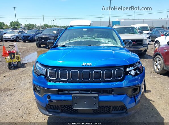 3C4NJDBB4NT180859 2022 JEEP COMPASS Blue ხელსაწყოთა პანელის ხედი