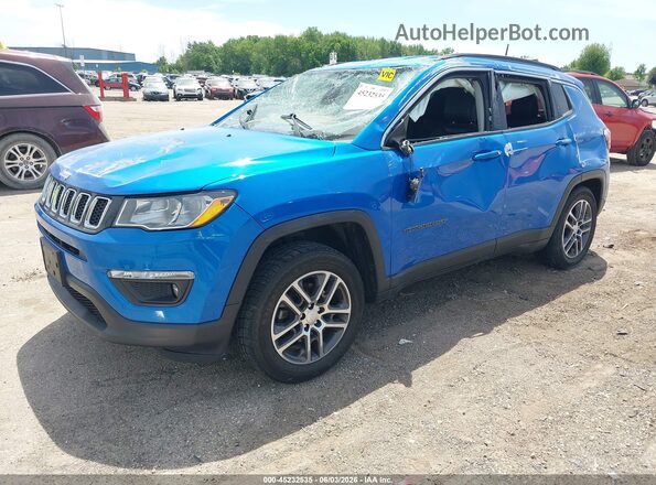 3C4NJDBB5HT645993 2017 JEEP NEW COMPASS Синий Передняя левая четверть