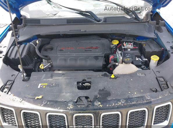 3C4NJDBB5HT645993 2017 JEEP NEW COMPASS Синий Вид сзади