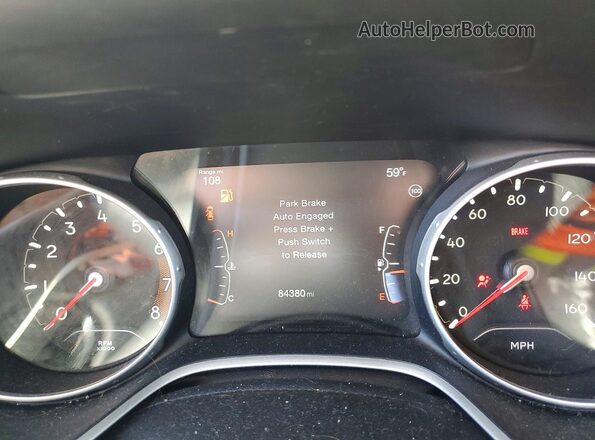 3C4NJDBB5HT647422 2017 JEEP COMPASS Green Սարքավորումների վահանակի տեսք