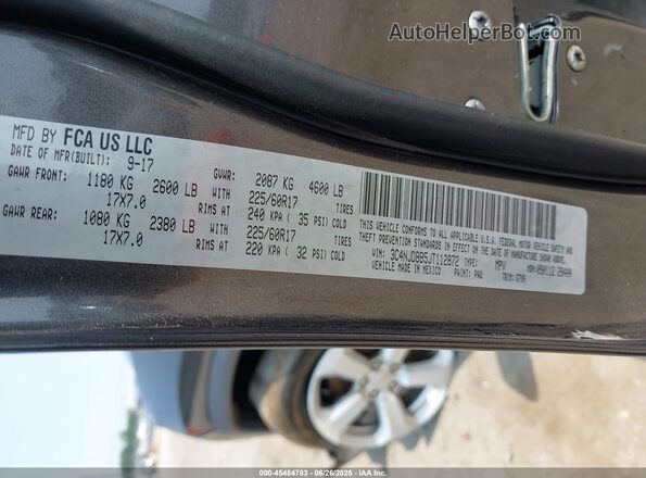 3C4NJDBB5JT112872 2018 JEEP COMPASS Gray Вид підкапотного простору