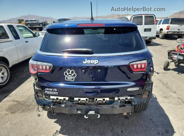 3C4NJDBB5JT200305 2018 JEEP COMPASS Blue უკანა ხედი