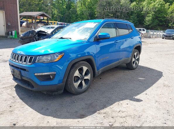 3C4NJDBB5JT283850 2018 JEEP COMPASS Blue Front left