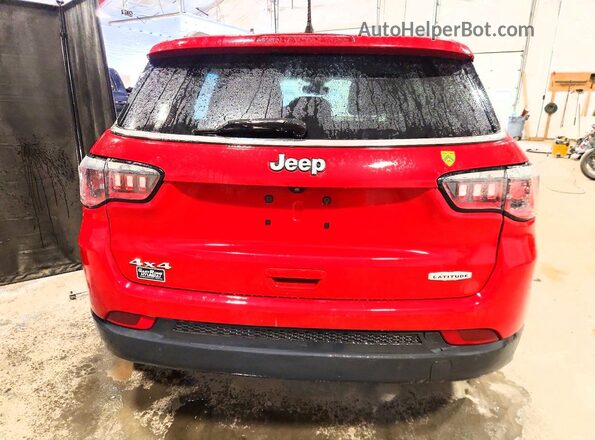 3C4NJDBB5KT839401 2019 JEEP COMPASS Красный Вид сзади