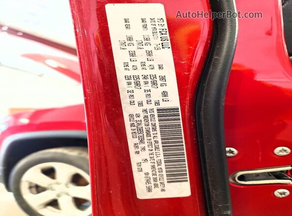3C4NJDBB5KT839401 2019 JEEP COMPASS Красный Вид наклейки с VIN-кодом