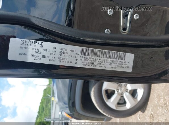 3C4NJDBB5LT174159 2020 JEEP COMPASS Black Widok komory silnika