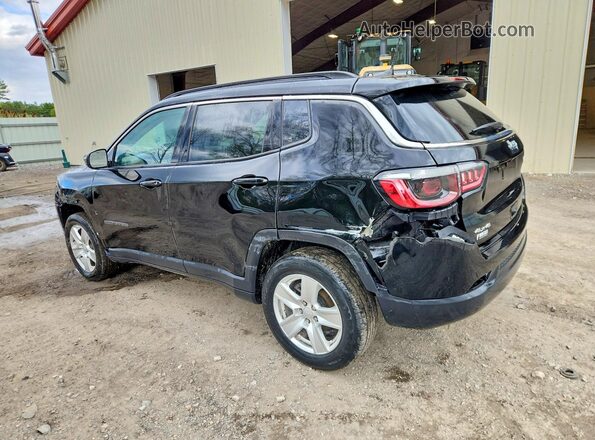 3C4NJDBB5NT114787 2022 JEEP COMPASS Black Trasero izquierdo