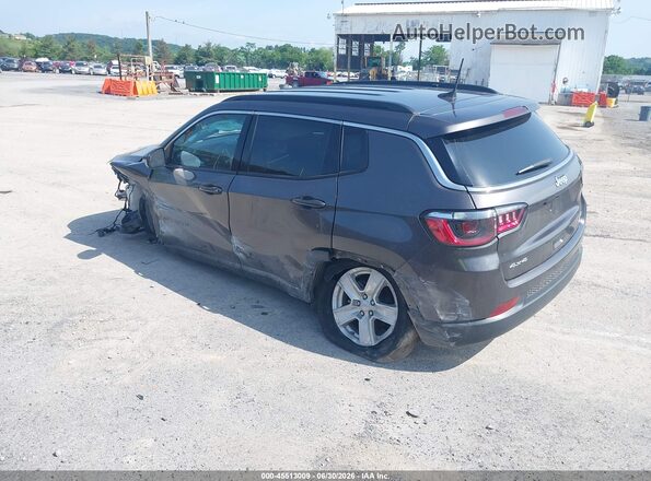 3C4NJDBB5NT121089 2022 JEEP COMPASS Gray Trasero izquierdo