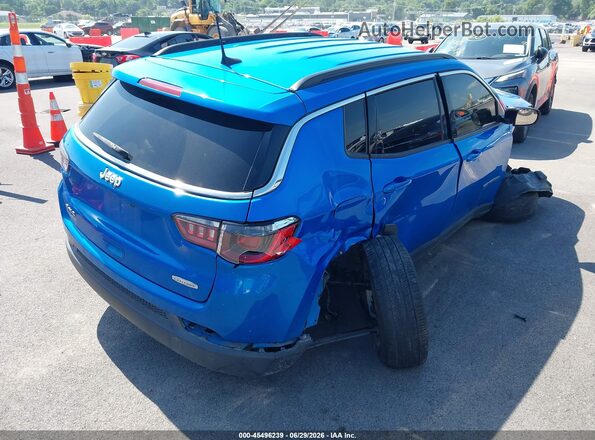 3C4NJDBB5NT128253 2022 JEEP COMPASS Blue Trasero derecho