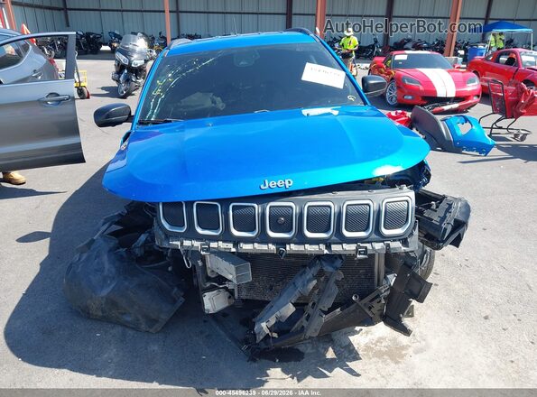 3C4NJDBB5NT128253 2022 JEEP COMPASS Blue Vista del cuadro de instrumentos