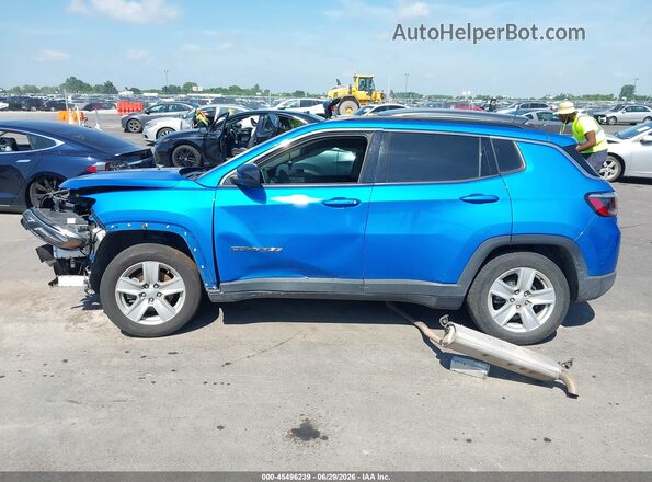 3C4NJDBB5NT128253 2022 JEEP COMPASS Blue Vista interior de 360 grados