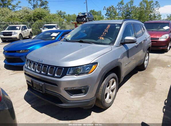 3C4NJDBB6JT418379 2018 JEEP COMPASS Gray Front left