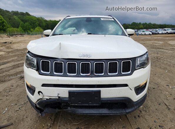 3C4NJDBB6JT457537 2018 JEEP COMPASS Белый Вид спереди