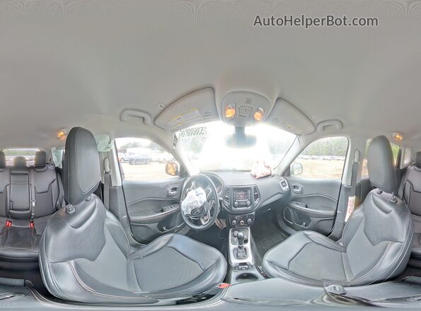 3C4NJDBB6JT457537 2018 JEEP COMPASS Белый Панорамный вид салона 360°