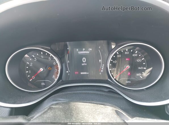 3C4NJDBB6KT650305 2019 JEEP COMPASS White უკანა სავარძლების ხედი