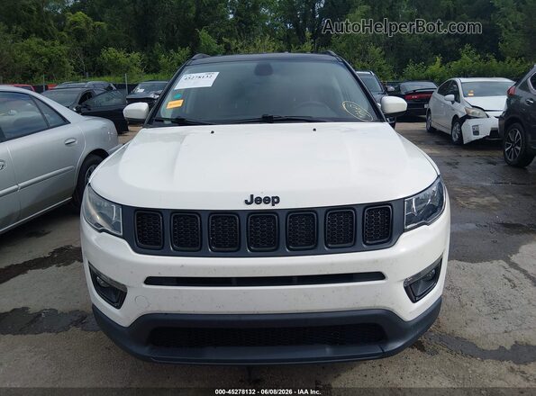 3C4NJDBB6LT256403 2020 JEEP COMPASS White Widok zestawu wskaźników