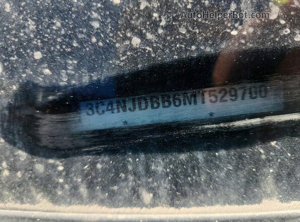 3C4NJDBB6MT529700 2021 JEEP COMPASS Burgundy Engine compartment view